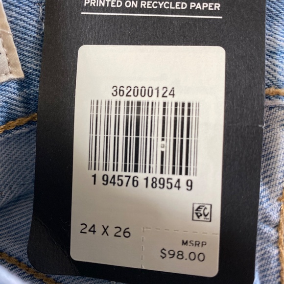 Levi’s Premium Jeans 501 Original Cropped High Rise Straight leg - Picture 4 of 5